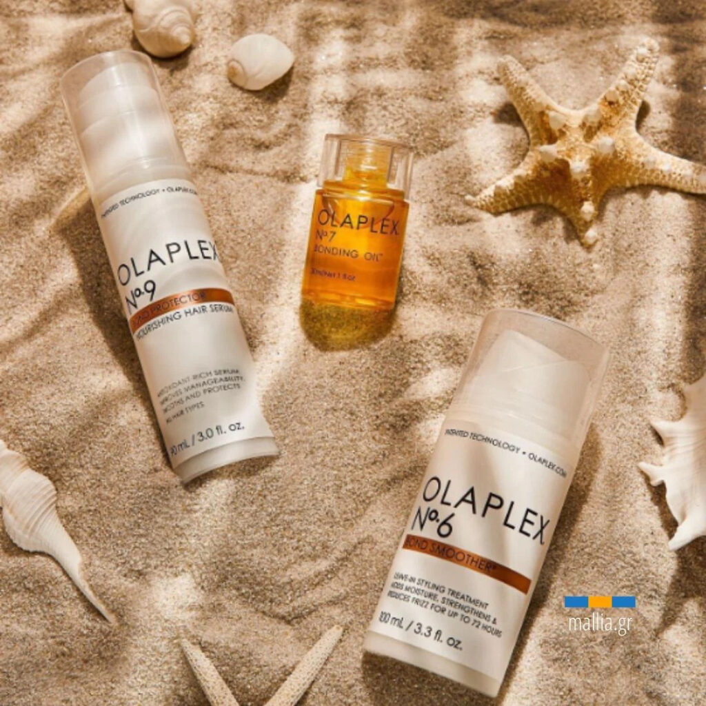 Προστασία των μαλλιών το καλοκαίρι με OLAPLEX