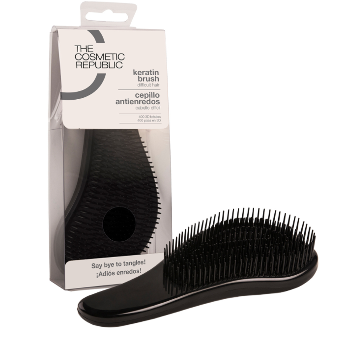the cosmetic republic hair brush to detangle hair
