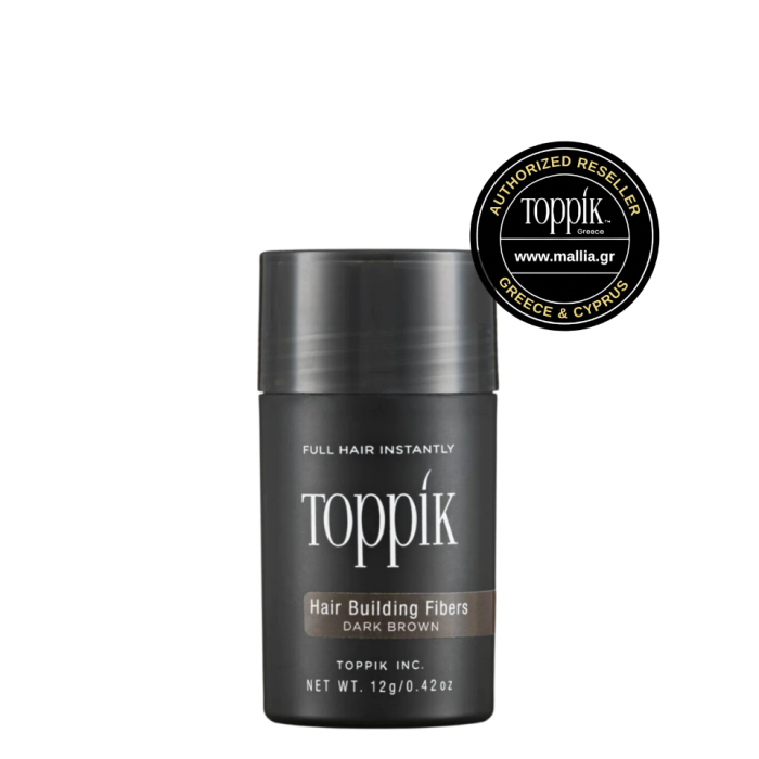 toppik hair fibers regular size dark brown color 12gr