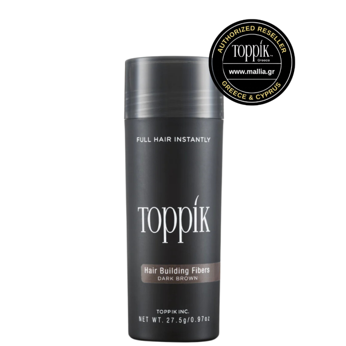 toppik hair fibers economy size dark brown color 27.5gr