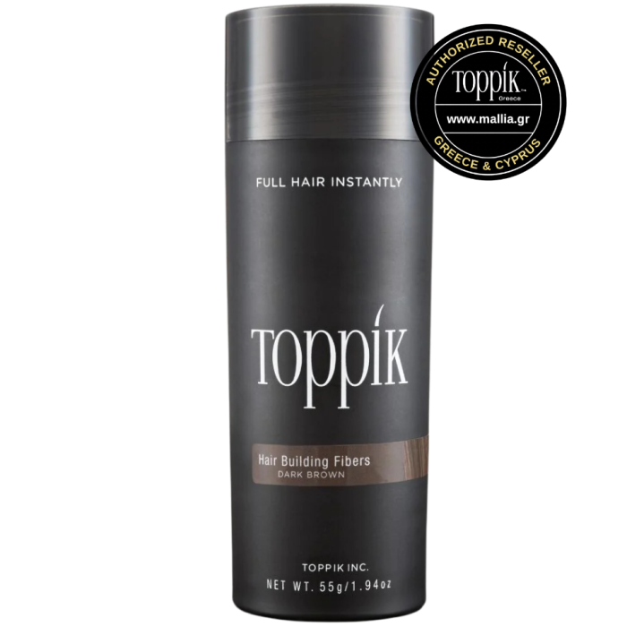 toppik hair fibers economy size dark brown color 55gr