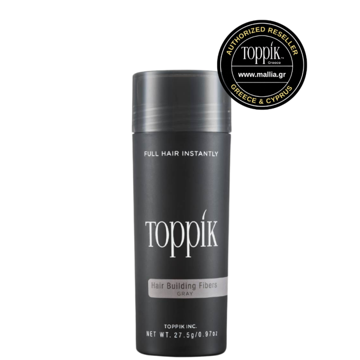 toppik hair fibers economy size grey color 27.5gr