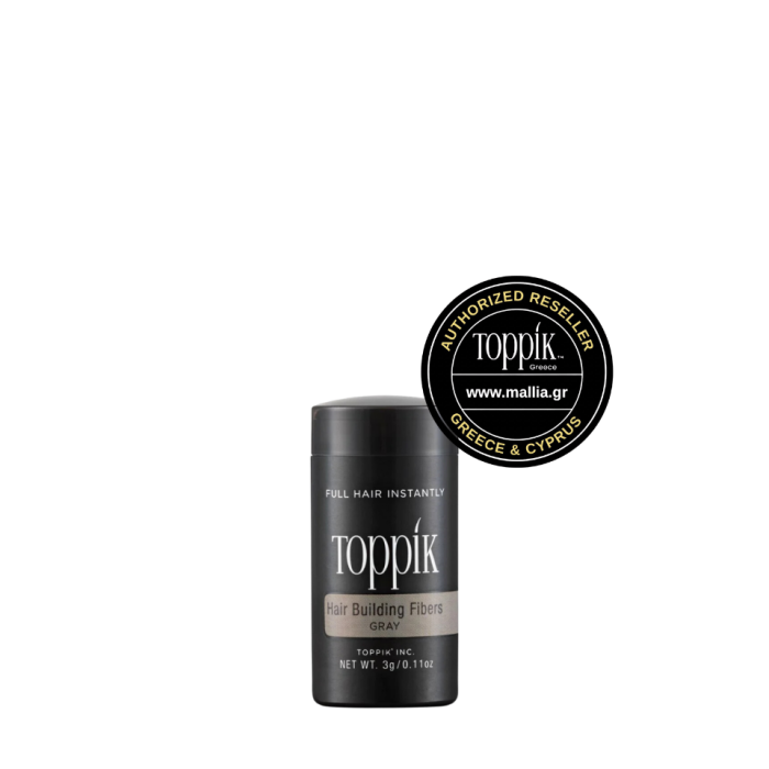 toppik hair fibers travel size grey color 3gr