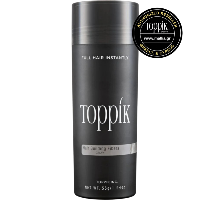 toppik hair fibers economy size grey color 55gr