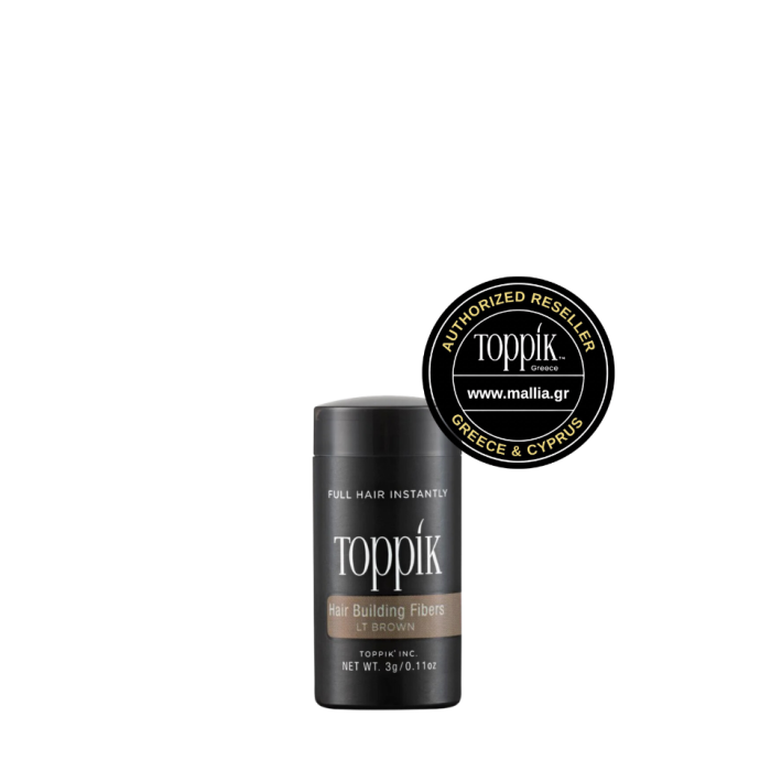 toppik hair fibers travel size light brown color 3gr