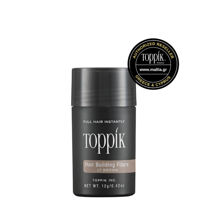 toppik hair fibers regular size light brown color 12gr