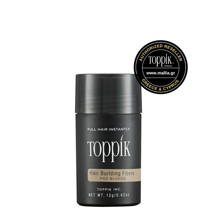 toppik hair fibers regular size medium blonde color 12gr