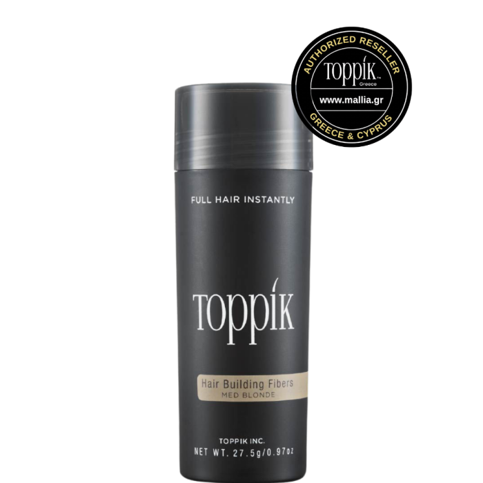 toppik hair fibers economy size medium blonde color 27.5gr