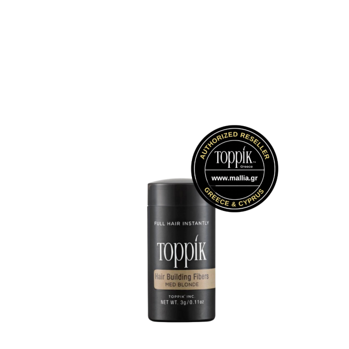 toppik hair fibers travel size medium blonde color 3gr