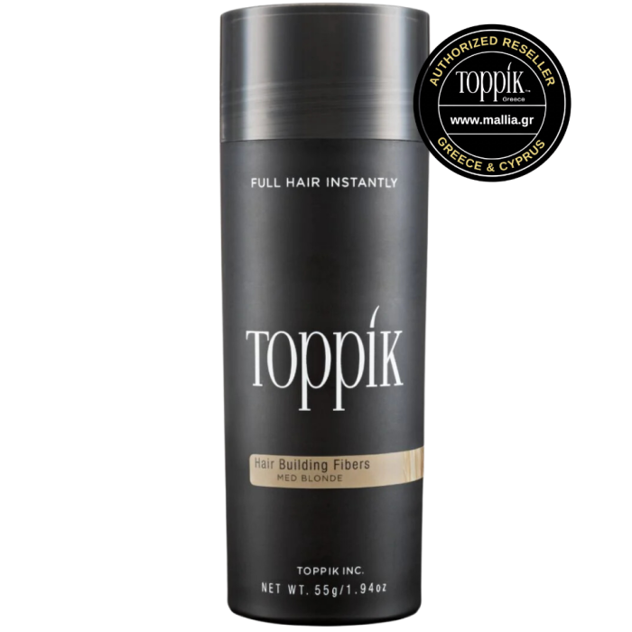 toppik hair fibers economy size medium blonde color 55gr