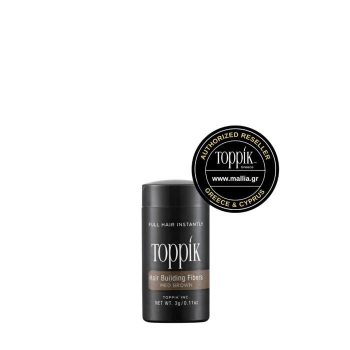 toppik hair fibers travel size medium brown color 3gr