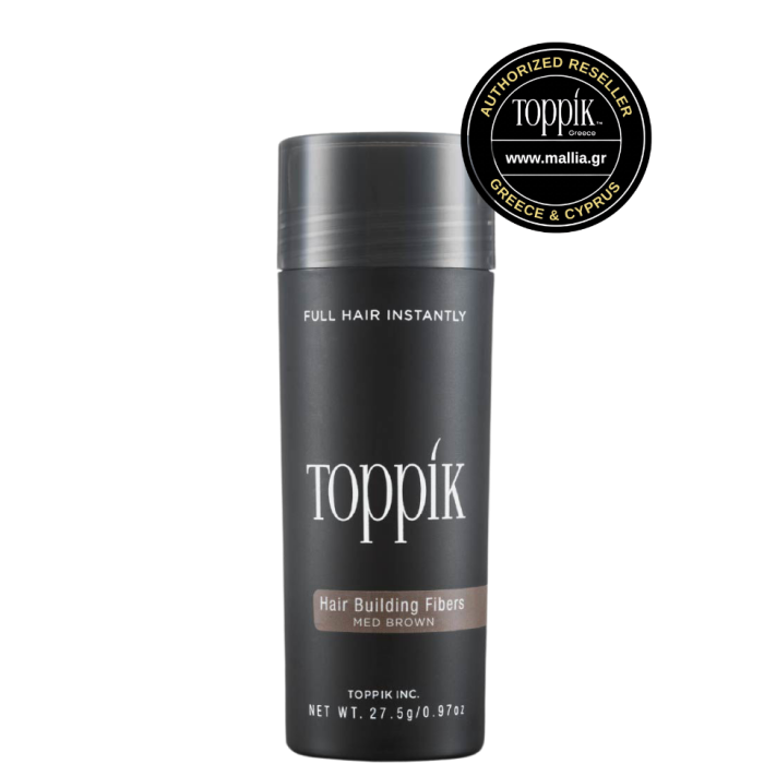 toppik hair fibers economy size medium brown color 27.5gr