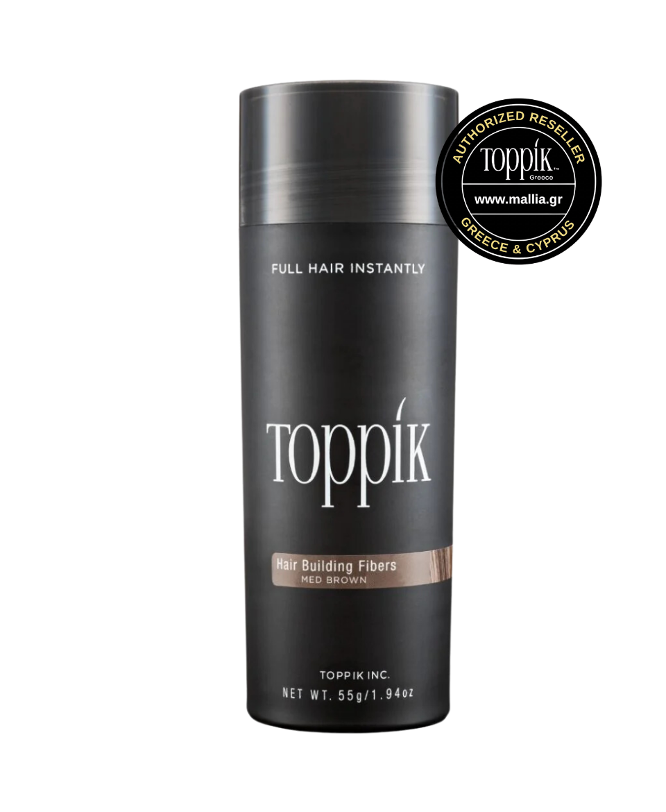 toppik hair fibers economy size medium brown color 55gr