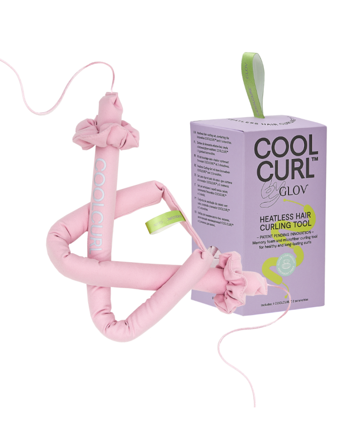 glov cool curl αξεσουαρ για μπούκλες χωρις θερμότητα, χρωμα ροζ