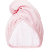 GLOV Hair Wrap Satin pink, double-sided πετσέτα μαλλιών, η μια πλευρά με τις super απορροφητικές μικροΐνες GLOV, και η άλλη πλευρά με σατέν ύφασμα, χρώμα ροζ