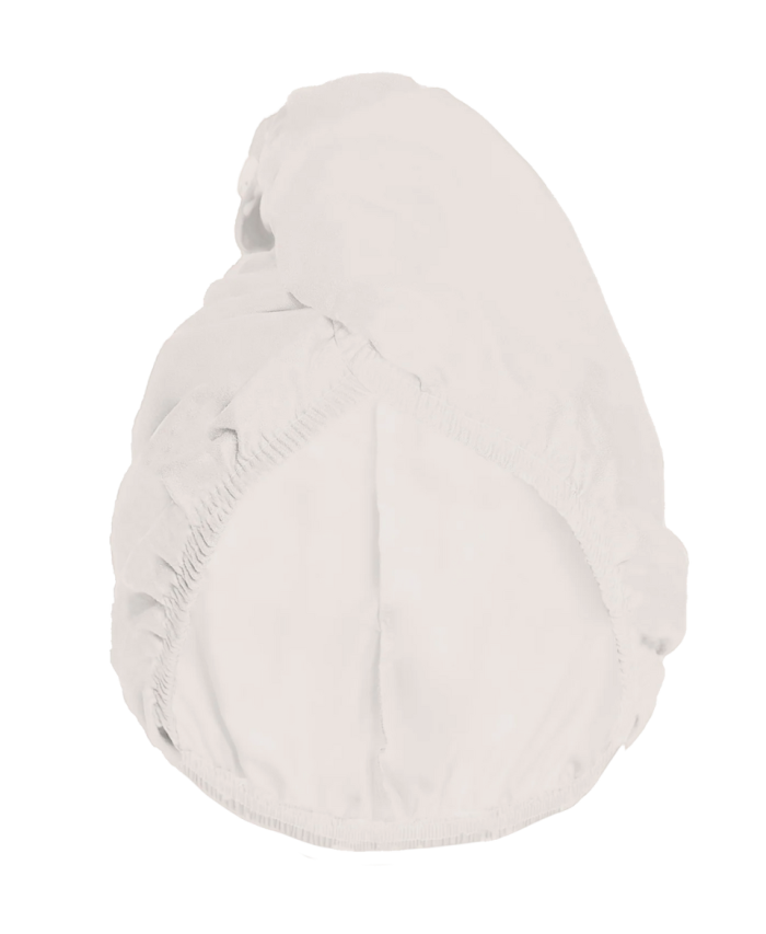 GLOV Sports Hair Wrap white, πανάλαφρη, sporty και εύχρηστη πετσέτα μαλλιών από καινοτομο ύφασμα μικροΐνων GLOV σε άσπρο χρώμα